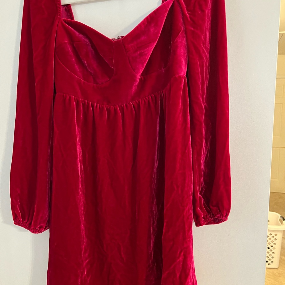 Reformation dress velvet size 8